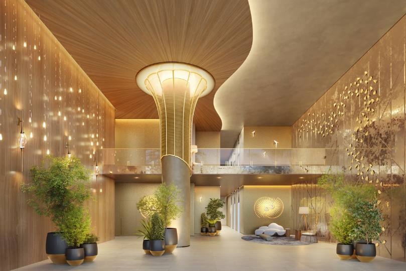 Perspectiva Ilustrada do Lobby