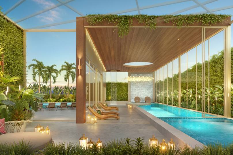 Perspectiva Ilustrada Piscina