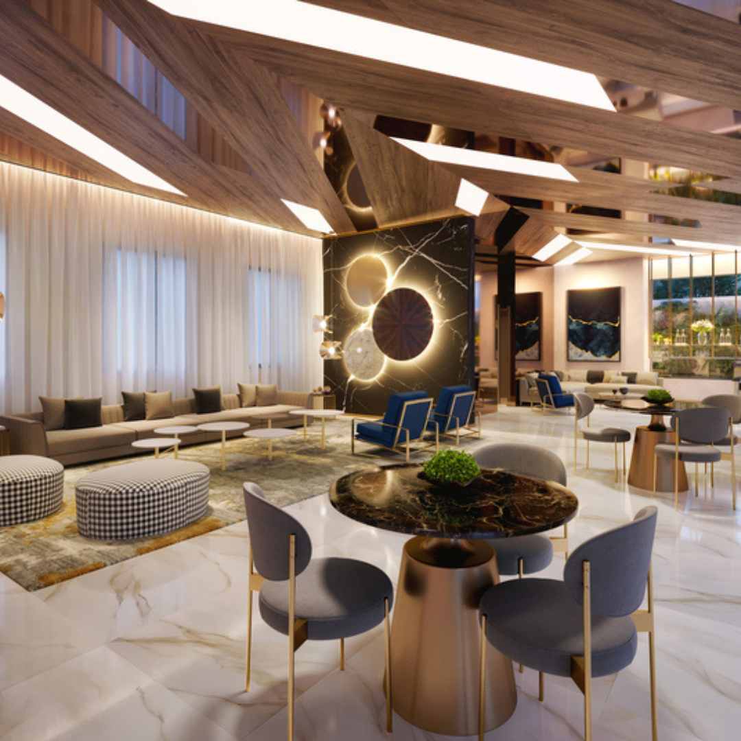 Perspectiva Ilustrada do Salão de Festas