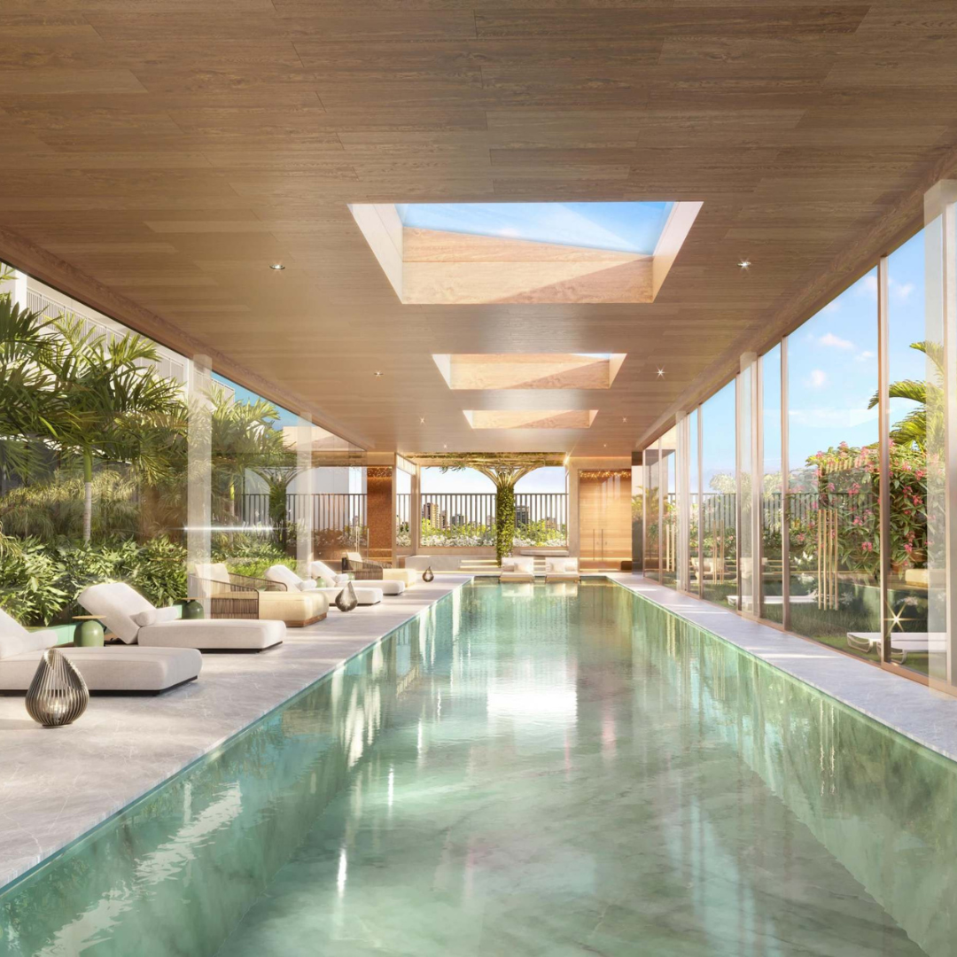 Perspectiva Ilustrada da Piscina